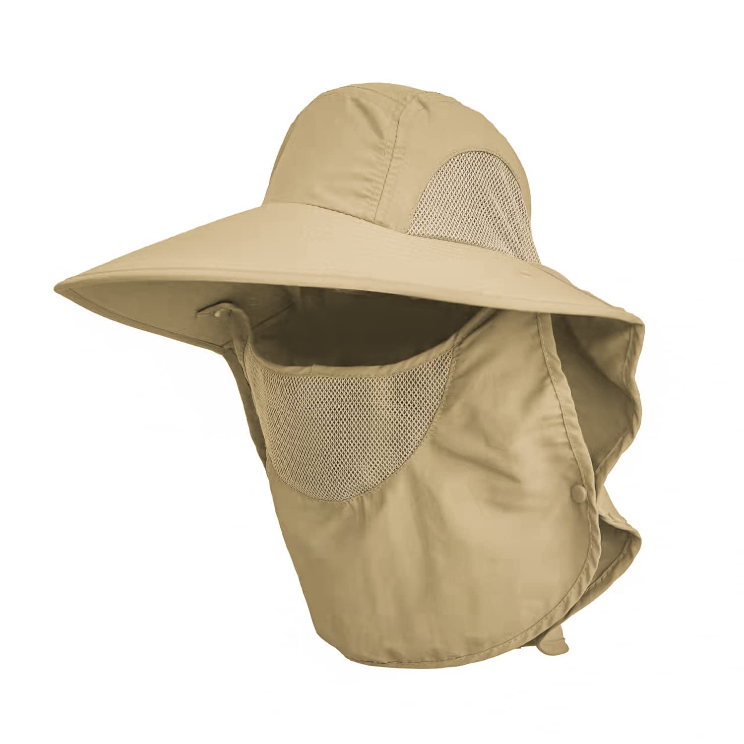 Ghosthorn Bonnie Hat,Sun Protection Fishing Hat Folding for Easy Carry