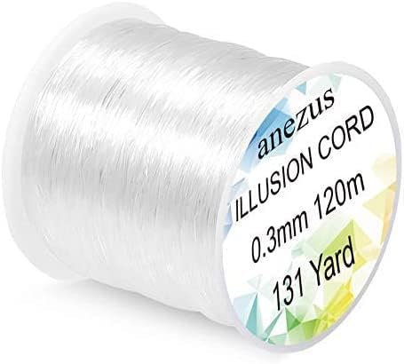Ghosthorn Fishing lines Anezus Fishing Wire for Hanging, Clear Fishing Line Invisible String Strong Monofilament Line for Hanging Decorations and Crafts - Ghosthorn