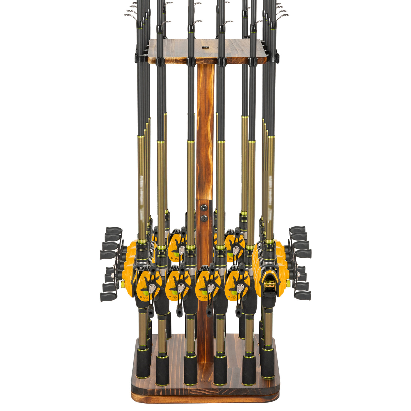 Ghosthorn Fishing Rod Holders for Garage 360 Degree Rotating Fishing P