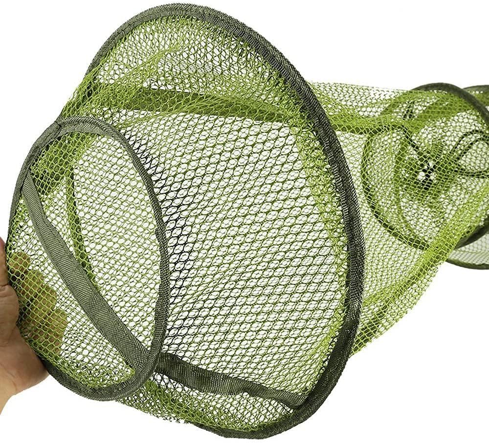 Ghosthorn Fishing creels 2Pcs Collapsible Fishing Cage Basket Net for Keeping Fish Alive - Ghosthorn
