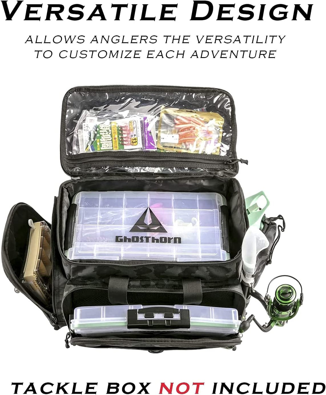 Fishing Tackle Bag Large Tackle Box Fishing Bag – Ghosthorn